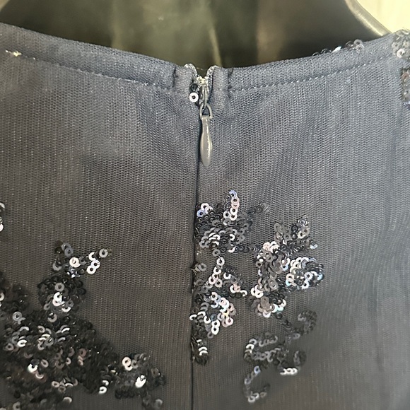 ON CALL PLAYSUIT IN NAVY BLUE SEQUIN - Picture 10 of 13